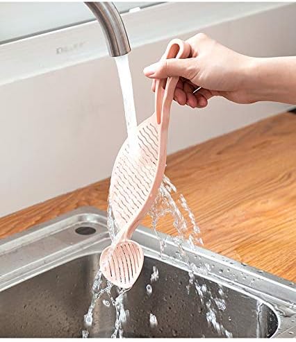 2 Pack Stirring Rice Washer Kitchen Gadgets Utensils Rice Drainer Washing Water Filter Baffle Tool Food Strainers for Sushi Making Grapes Beans Vegetables Fruits Blueberry