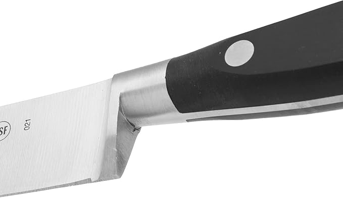 Arcos Forged Chef Knife 6 Inch Stainless Steel. Multi-use Professional Cooking Knife for Cutting Meat and Vegetables. Ergonomic Polyoxymethylene Handle and 150mm Blade. Series Riviera. Color Black