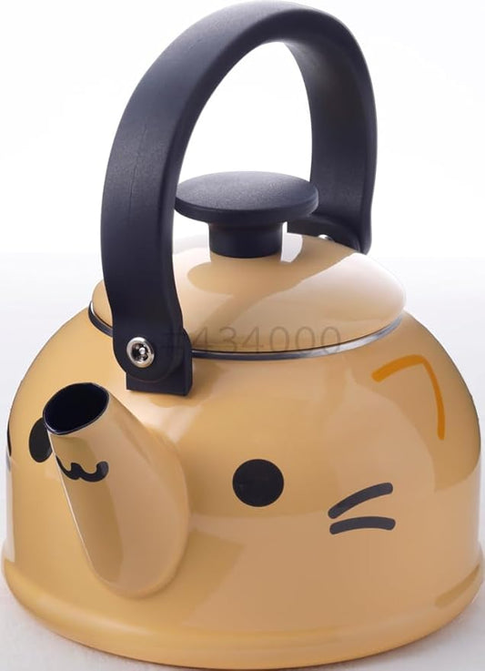 Fuji Horo DOY-1.8K.N Kettle, 0.6 fl oz (1.8 L), Induction Compatible, Animal Kettle, Cat