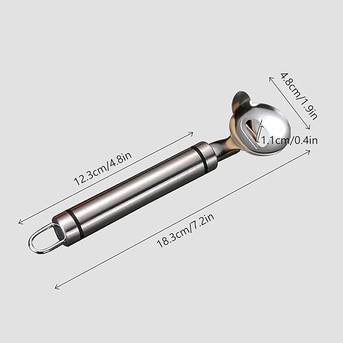 3PCS Cactus Peeler Spoon 2025 Stainless Steel Multi-function Cactus Peeler Knife Tool Thorn Remover Sliced Noodles Cutter with Long Handle for Home Cooking Kitchen Gadgets