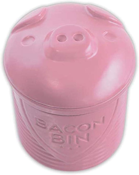 Talisman Bacon Bin Grease Holder, Silicone, Pink