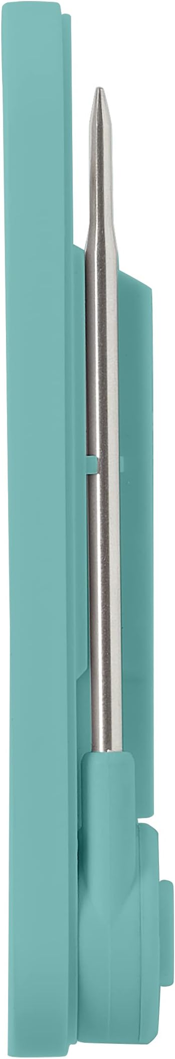 Taylor Instant Read Digital Meat Food Grill BBQ Cooking Kitchen Thermometer, Folding Probe, Teal 0.7 Inch LCD Readout