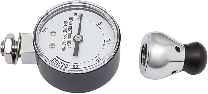 23-Quart Capacity Pressure Cooker with Pressure Gauge, Aluminum 90Kpa Pressure Canner, Multi-functional Polished Steam Canner for Gas Stoves