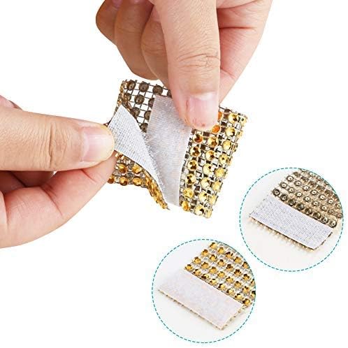 Accmor 100pcs Napkin Rings, Gold Napkin Rings Buckles for Table Decorations, Wedding, Dinner, Party, DIY Decoration