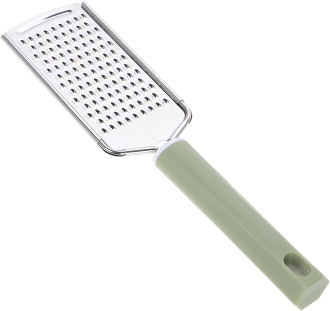 GLEAVI Stainless Steel Handheld Zester and Garlic Mincer Versatile Kitchen Tool for Grating Cheese Garlic and Chopping Vegetables Easy to Clean and Efficient Grating for Everyday Cooking