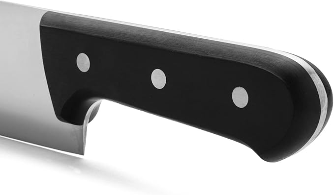 Arcos Cheese Knife 16 Inch Nitrum Stainless Steel and 400 mm blade. 1150 gr. Ergonomic Polyoxymethylene POM Handle. Series Universal. Color Black