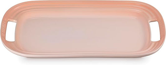 Le Creuset Stoneware Serving Platter, 16.25", Peche