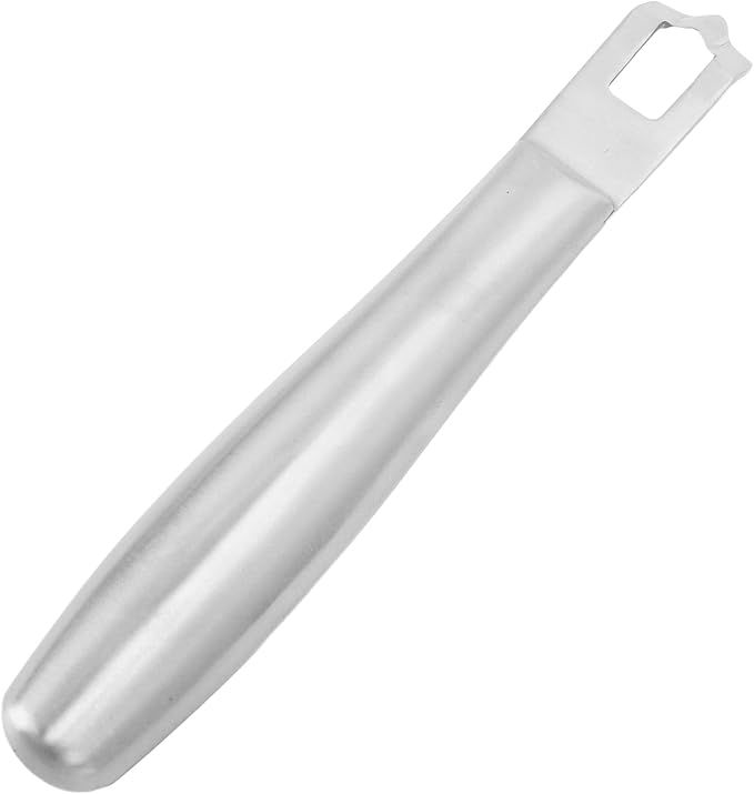 Lemon Zester Tool, Stainless Steel Citrus Peeler for Cocktails and Kitchen, Multifunctional Grater Gadget for Fruits and Vegetables (Silver)