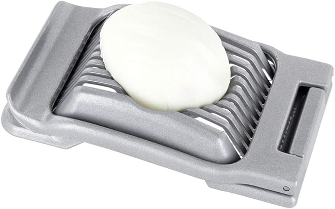 Soro Essentials- 1/4” Aluminum Mushroom Slicer with Stainless Steel Blades- Multipurpose Egg Slicer Dicer Cutter Hard Boiled Eggs Strawberry Slicer for Soft Fruit Mushroom Home Use