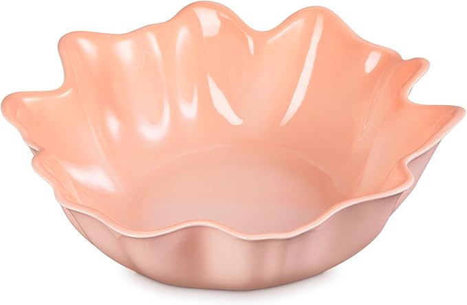 Le Creuset Stoneware Iris Serving Bowl, 15", Peche