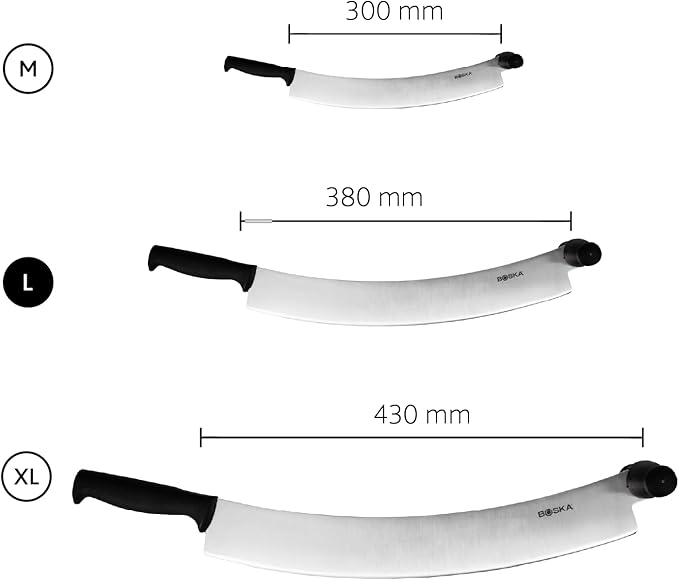 Boska Professional Cheese Knife Large - Cheese cutter for cheese wheels - 380 mm - Double handled - Easy to clean