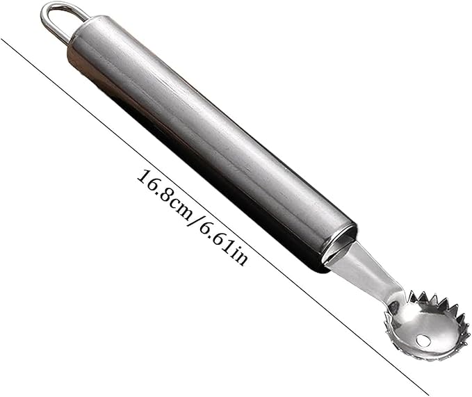 Stainless Steel Strawberry Huller,silver Multi Function Strawberry Huller and Tomato Stem Corer Tool,for Strawberry,Tomato,Vegetable and Fruit Corer Practical Kitchen Tool