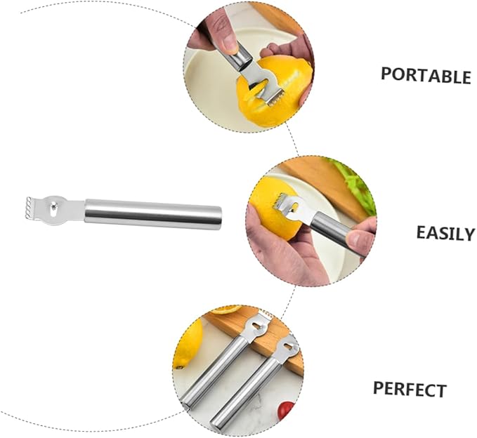 3pcs Stainless Steel Lemon Grater and Zester Versatile Kitchen Tools for Cheese Fruits and Vegetables Lightweight Easy to Use for Home and Restaurant Cooking