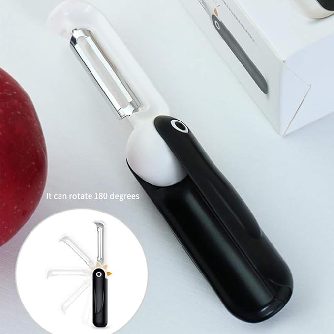 Potato Carrot Peeler Foldable Penguin Shaped Fruit Vegetable Peelers for Kitchen
