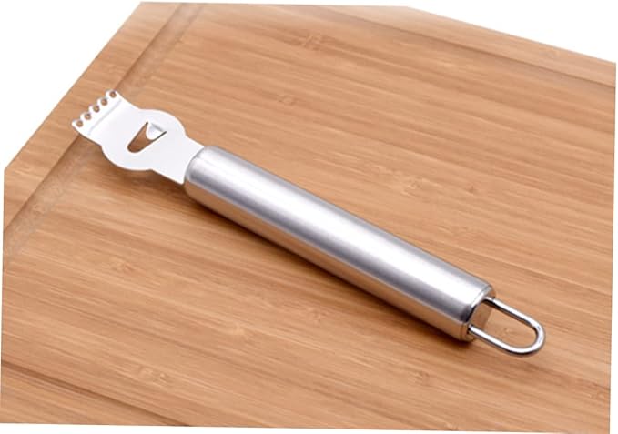 Unomor Stainless Steel Paring Knife Citrus Zester Orange Peeler Lemon Grater Fruit Zester Peeler Home Kitchen Tool