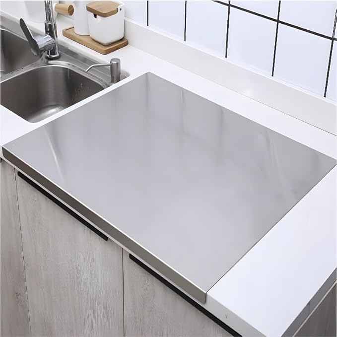 Cutting Board 316 Stainless Steel,Cutting Boards for Kitchen,Chopping Board,Large Cutting Board for Chopping Meat,Vegetables,Fruits,Cheese (19.69 * 19.69in)