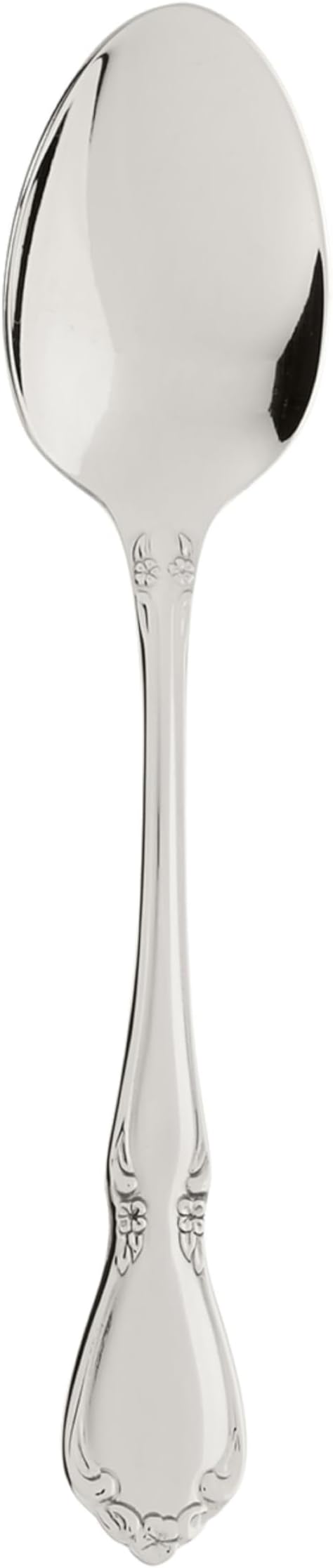 Oneida Spoons Silverware, Chateau Fine Flatware 4-Piece Teaspoons Set, 18/10 Stainless Steel Teaspoon Set, Service For 4, Dishwasher Safe, Small Spoons, Coffee Spoon, Tea Spoon (Silver, 4 Piece)