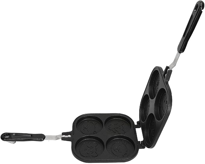 BAFOVY Double Sided Pan, Aluminum Alloy, Non Stick Coating, 15.7x7.3in, for Waffle, Grilling, Roasting, Sandwich, Wheel Pie, Bread, Egg