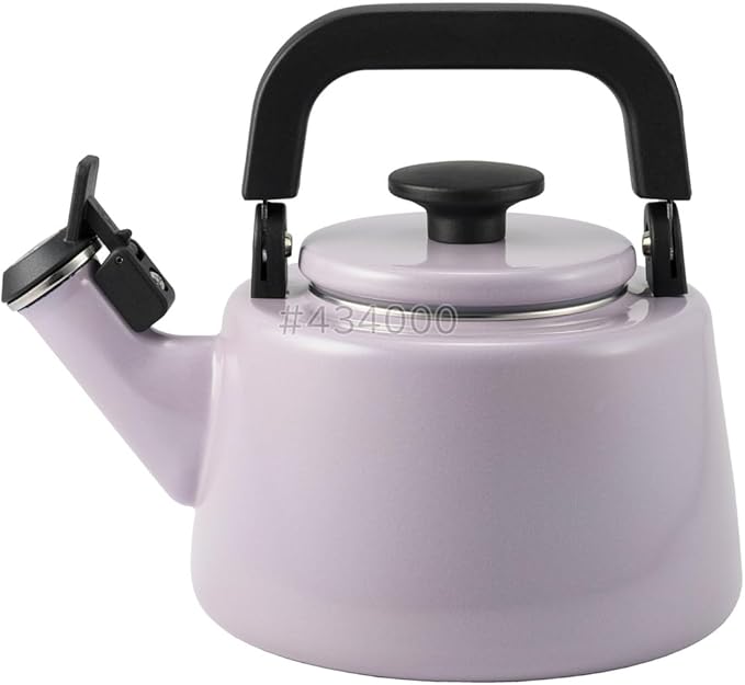 Fuji Hollow Cotton Plus Whistling Kettle, 0.8 gal (2.1 L), Purple CTP-2.1WK.PU