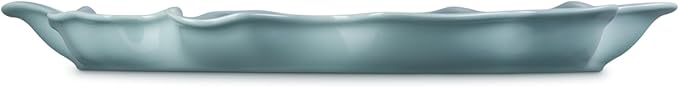 Le Creuset Stoneware Iris Collection Serving Platter, 14", Sea Salt