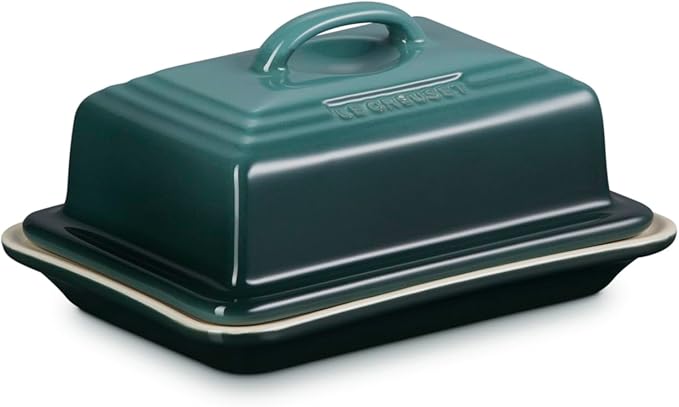 Le Creuset Stoneware European Butter Dish, Artichaut