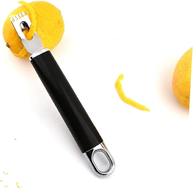 IMIKEYA Stainless Steel Lemon Grater Protective Cleaning Brush Multipurpose Fruit Grater for Kitchen for Citrus Peeling and Slicing Random Color