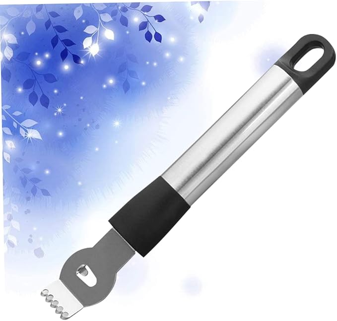 Stainless Steel Zester and Peeler for Lemons and Ergonomic Handle Random Color for Cooking Baking and Garnishing Desserts