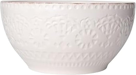 Pfaltzgraff Chateau Cream Serving Bowl, 9-Inch, cream, white, 4 quarts