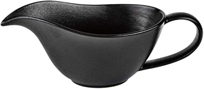 Sizikato Classic Porcelain Easy Pour Gravy Sauce Boat Creamer Pitcher. 7 Oz