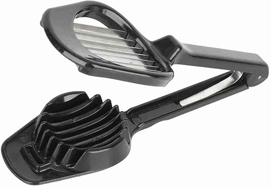 Egg Slicer, Stainless Steel Wire Egg Slicer Heavy Duty Aluminium Egg Cutter Dishwasher for Egg Strawberry Soft Fruit Egg Slicer for Hard Boiled Egg