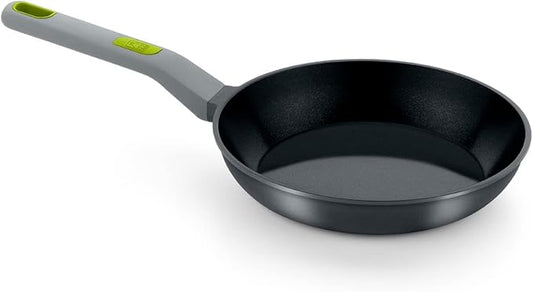 BRA Life Frying Pan 22 cm Cast Aluminium 100% Recycled, Non-Stick Ceramic Reinforced PFOA Free, PTFE Free, Suitable for All Hobs and Induction Types