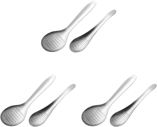 Hemoton 6pcs Cheese Zester Cheese Graters for Kitchen Stainless Steel Garlic Grinders Ginger Grater Grinder Zester Spoon Metal Lemon Zester Grater With Handle for Cheese, Chocolate, Kitchen Gadgets