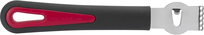 Westmark Gallant Zester, 6.5 x 0.8 x 1.1, Red/Black