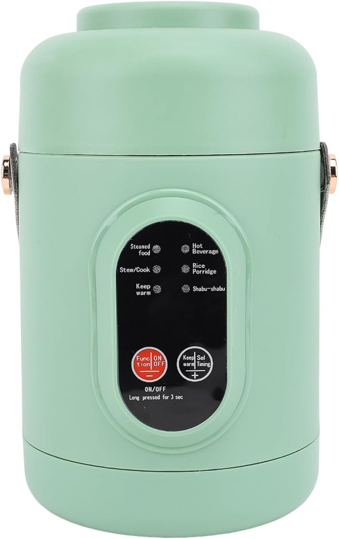Mini Electric Pot, 500W Electric Cooker Portable Ramen Cooker Small Cooking Pot for Dorm Office Travel, Rapid Noodles Cooker Stainless Steel Electric Pot Multifunction Cooker (US