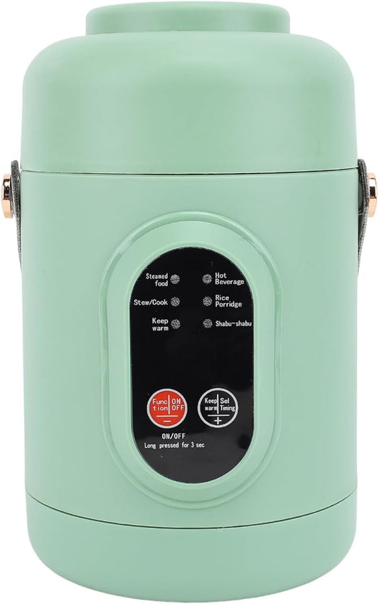 Mini Electric Pot, 500W Electric Cooker Portable Ramen Cooker Small Cooking Pot for Dorm Office Travel, Rapid Noodles Cooker Stainless Steel Electric Pot Multifunction Cooker (US