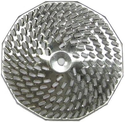 Replacement Grid Grill Plate, Tinned, for S3 5 Qt. Mouli Mill Coarse (4.0mm Holes)
