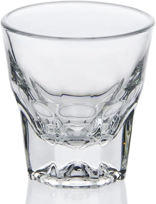 Necessia Premium Cortado Glasses 4.5oz – Set of 2, Heat-Treated Tempered Glass, Elegant Espresso Cups, Durable Barista-Grade Coffee Glassware