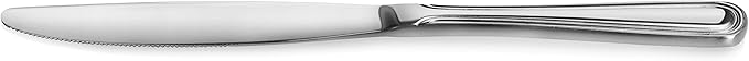 New Star Foodservice 58000 Slimline Pattern, 18/0 Stainless Steel, 90 Grams Heavy Duty Dinner Knife, 9-Inch, Set of 12