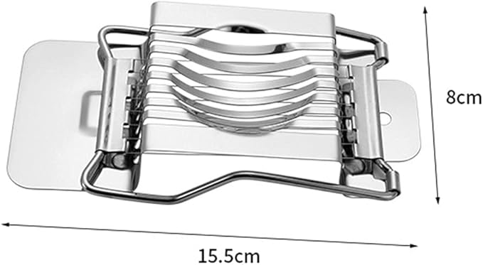 Egg Slicer, Egg Slicer for Hard Boiled Eggs, Stainless Steel Wire Egg Slicer, Egg Cutter Dishwasher Safe for Egg Strawberry Soft Fruit
