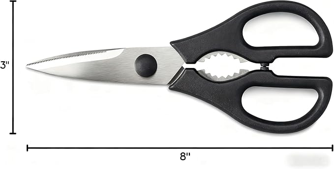 Pull-Apart Kitchen Shears – Heavy-Duty Stainless Steel Scissors for Poultry, Herbs & Multi-Purpose Use, Easily Detachable for Deep Cleaning