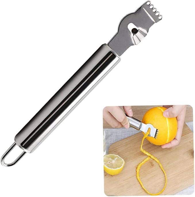 Lemon Zester Stainless Steel Citrus Grater Lime Oranges Peeler Fruit Slice Kitchen Tool zester Grater