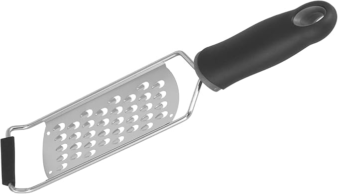 Potato Zester Cheese Grater Stainless Steel Food Grater with Ergonomic Handle for Vegetables Fruits Kitchen Tool Durable Proof Easy to Clean 6.5 x 30.8 cm