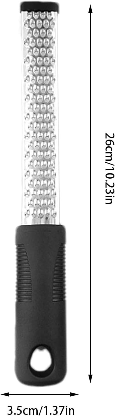 4-in-1 Graters, Lemon Zesters Grater, Stainless Steel Grater & Zesters, Heavy Duty For Cheese, Citrus, Chocolate, Ginger, Garlic, Non-Slip Handle, Easy Clean Kitchen Necessary
