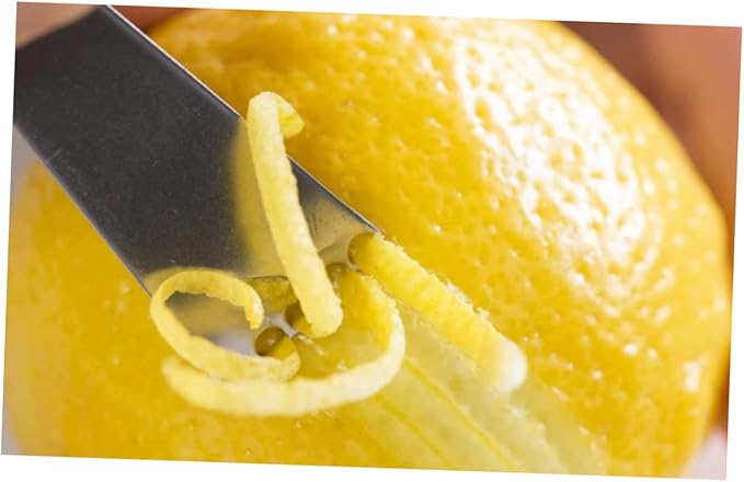 Fruit Peeler Tool Lemon Orange Citrus Zester Stainless Steel Peeler Peeling Knife Dishwasher Safe