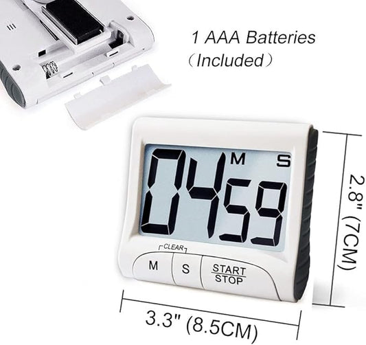 Timer Count Down/Count up Large Screen (White)…
