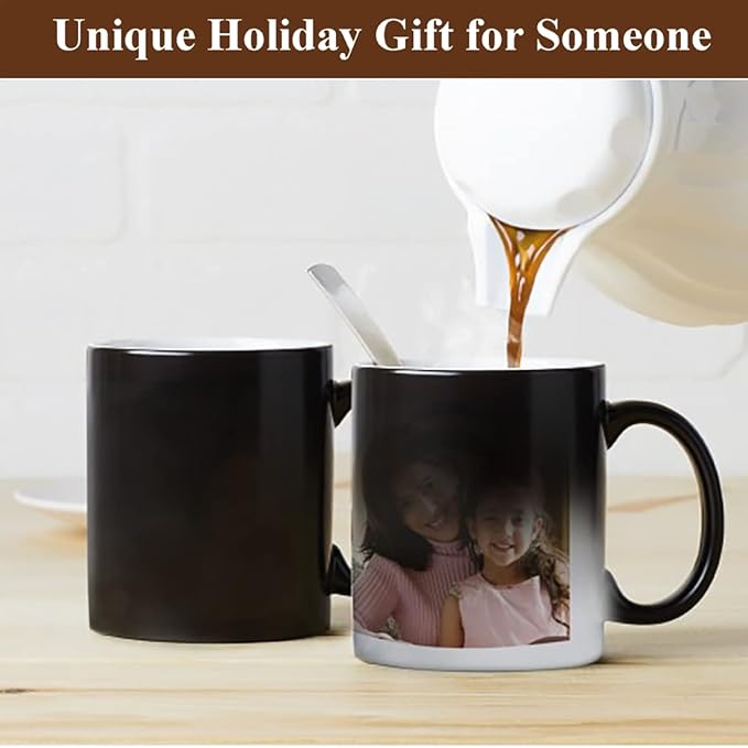 Color Changing Coffee Mugs, Sublimation Mugs Magic Mugs Tazas Magicas Para Sublimacion Cups Heat Sensitive Coffee Mugs 11 OZ Set of 12