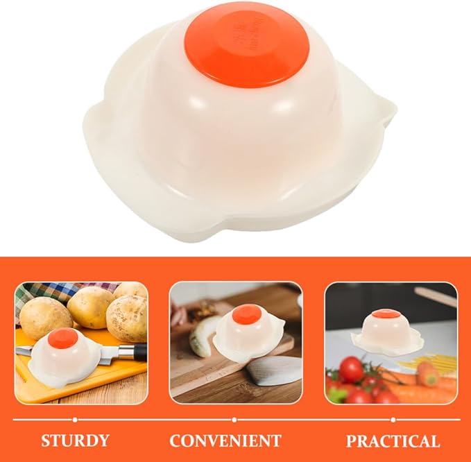 Garneck Food Safety Holder for Mandolin Slicer or Grater, Finger Anti-Cut Protectors for Vegetable Grater Peelers Food Slicer Cutter Finger Guard for Mandoline Slicer Cutting Beige