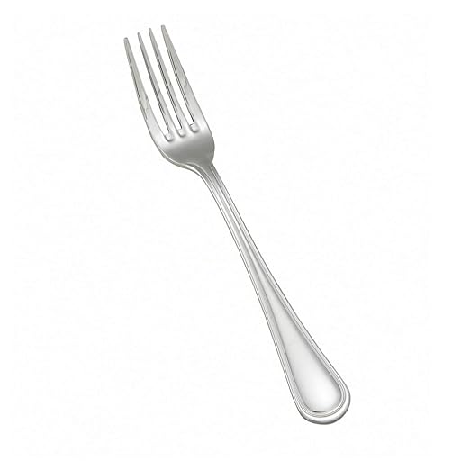 Winco Continental Stainless-Steel Dinner Fork, Extra Heavyweight, (12 Pack)