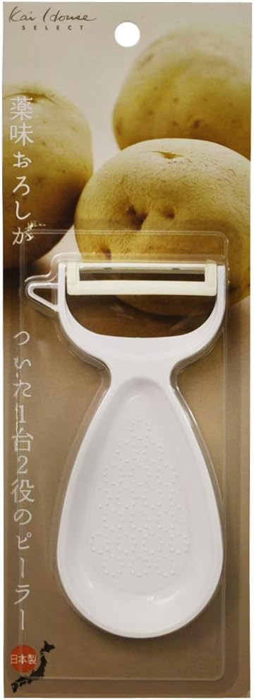 Kai DH7162 KAI Peeler Peeler Kai House Select with Grater, Made in Japan
