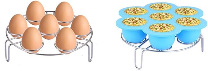 Steamer Basket for Instant Pot Pressure Cookers Pots Accessories Steamer Basket with Egg Steamer Rack Steamer Divider (Steamer Basket)